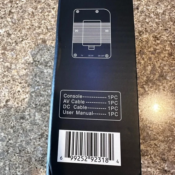 Retro Handheld Game Console - Black - Picture 2 of 5